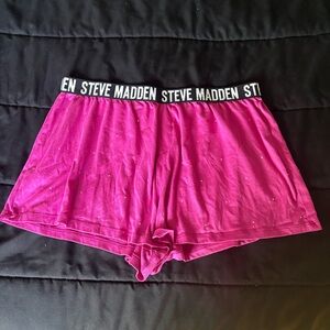 Steve Madden Women's Magenta Sleep Shorts